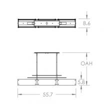 Hammerton PLB0026-0E-MB-FG-001-E2 - Urban Loft Parallel Linear Suspension-0C-Matte Black