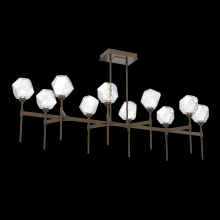 Hammerton PLB0039-69-FB-C-001-L3 - Gem Linear Belvedere Suspension-69-Flat Bronze