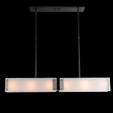 Hammerton PLB0044-44-BS-FR-001-E2 - Textured Glass Linear Suspension-44