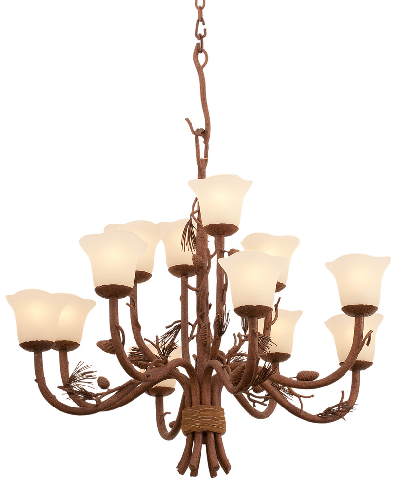 Ponderosa 12 Light Chandelier