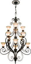 Kalco 5189MG/1576 - Mirabelle (4+4+4) Light 3 Tier Foyer