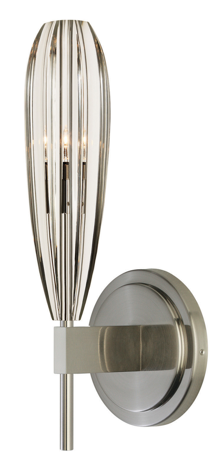 Wall Sconce Alicia Crystal Clear Polished Nickel G4 Hal 20W 350lm