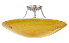 Stone Lighting CL502AMBZMB6 - Ceiling Neptune Grande Amber Bronze E26 Incandescent 3x60W