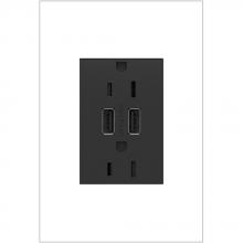 Legrand ARTRUSB153G4 - Adorne® Dual-USB Outlet , Graphite