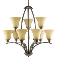  P4492-20 - Joy Collection Nine-Light, Two-Tier Chandelier