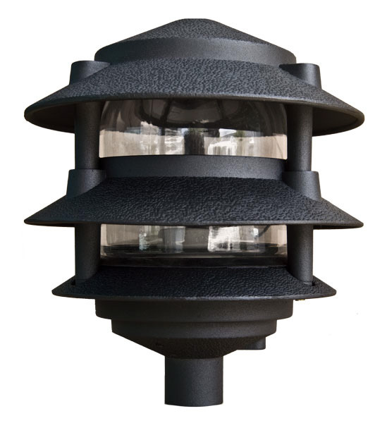 PAGODA FIX 3  TIER 6" TOP 1/2" BASE 4W LED 120V