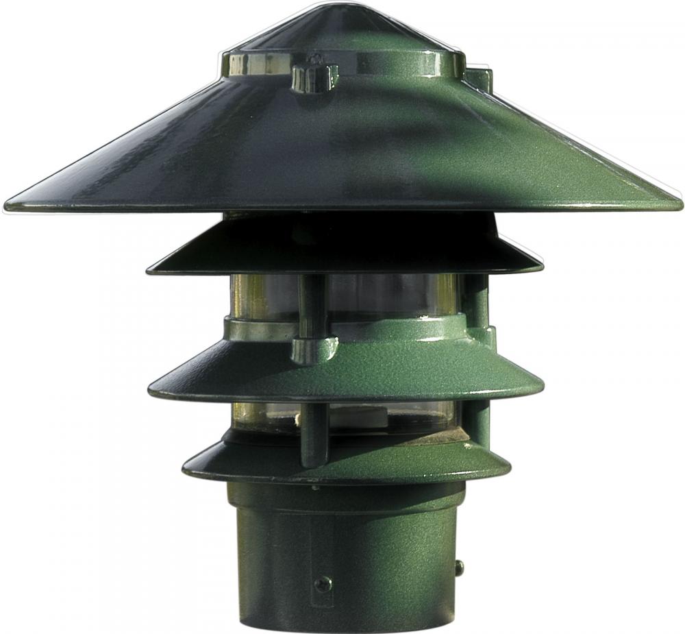 PAGODA FIX 4 TIER 10"TOP 3"BASE 7W PL7 120V