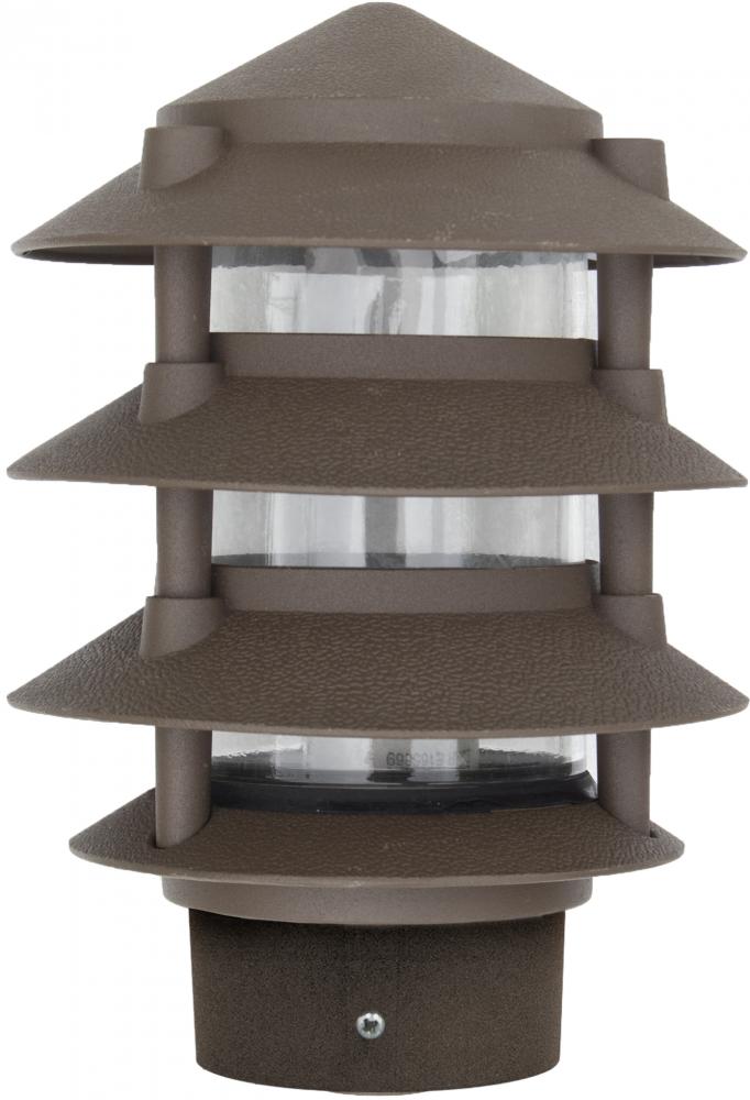 PAGODA FIX 4 TIER 6" TOP 3"BASE INCAND 120V