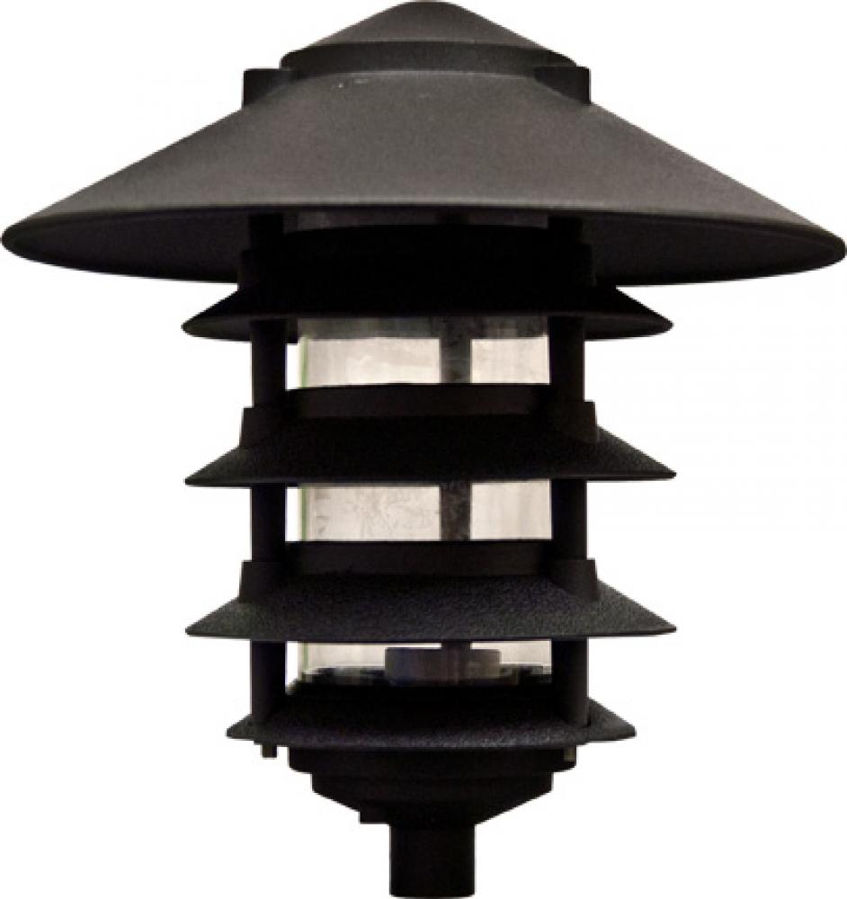 PAGODA FIX 5 TIER 10"TOP 1/2"BASE 6W FILAMENT LED 120V