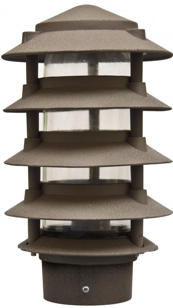 PAGODA FIX 5 TIER 6"TOP 3"BASE 6W FILAMENT LED 120V