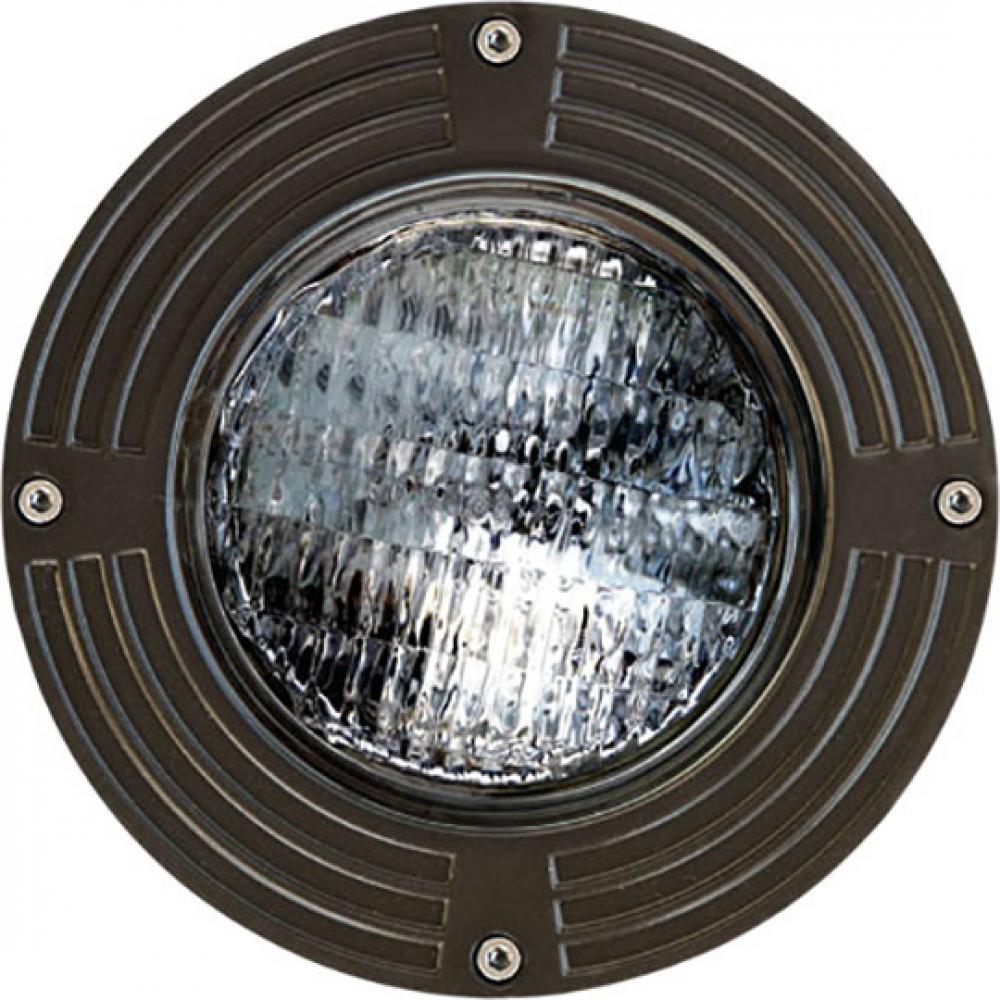 FIBERGLASS WELL LIGHT W/O GRILL 9W LED PAR36 12V