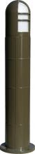 Dabmar D130-LED112-BZ - FIBERGLASS BOLLARD OPEN 1/2 CAGE G24 2PIN 20W 112 LEDS