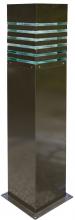 Dabmar D173-BZ - STEEL SQUARE BOLLARD 35W HPS 120V