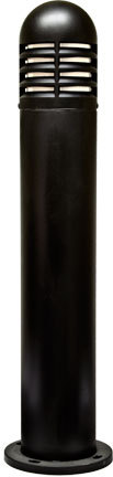 Dabmar D182-MT-B - Fiberglass Bollard Open Cage 70 Watt High Pressure Sodium Multi-Tap