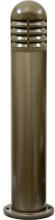 Dabmar D182-50-BZ - FIBERGLASS LOUVERED BOLLARD 50W HPS 120V