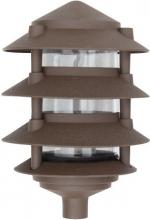 Dabmar D5100-LED6-BZ - PAGODA FIX 4 TIER 6" TOP 1/2" BASE 6W FILAMENT LED 120