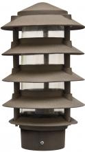 Dabmar D5565-BZ - PAGODA FIX 5 TIER 6"TOP 3"BASE 6W FILAMENT LED 120V