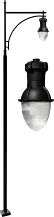 Dabmar GM9290-LED120-B - DROP LIGHT POST LIGHT FIX 120W LED 120V-277V