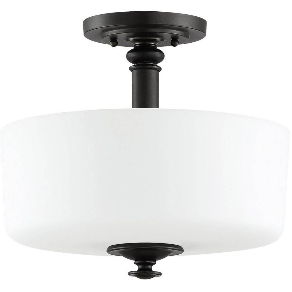 Dardryn 3 Light Convertible Semi Flush in Espresso