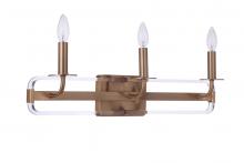 Craftmade 57703-SB - Graclyn 3 Light Vanity in Satin Brass