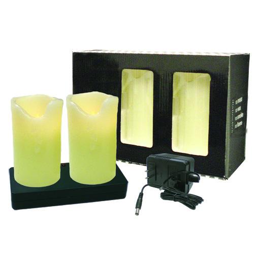 LED/CAND/W2. LED 2PK VAN SCENT WAX CAN