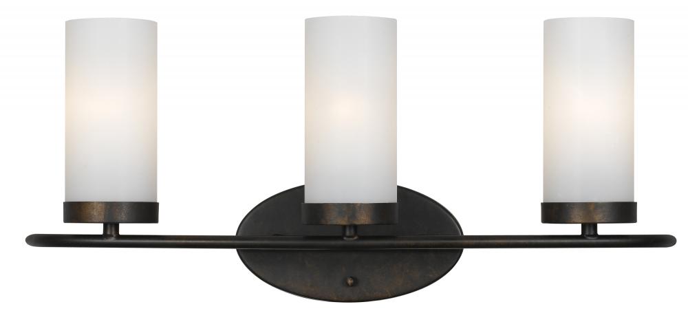 Cameron 3 Light Bronze Vanity Light