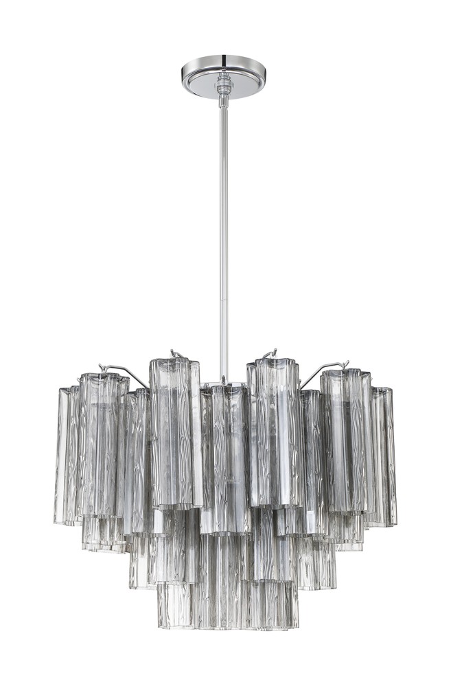 Addis 6 Light Polished Chrome Chandelier