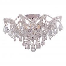 Crystorama 4437-CH-CL-S - Maria Theresa 5 Light Swarovski Strass Crystal Polished Chrome Semi Flush Mount