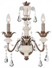 Crystorama 9252-EB - Malibu 2 Light English Bronze Sconce