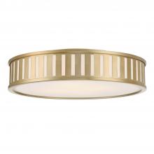 Crystorama KEN-8305-VG - Kendal 4 Light Vibrant Gold Flush Mount