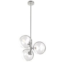 DVI DVP27023CH-CL - Courcelette 3 Light Pendant