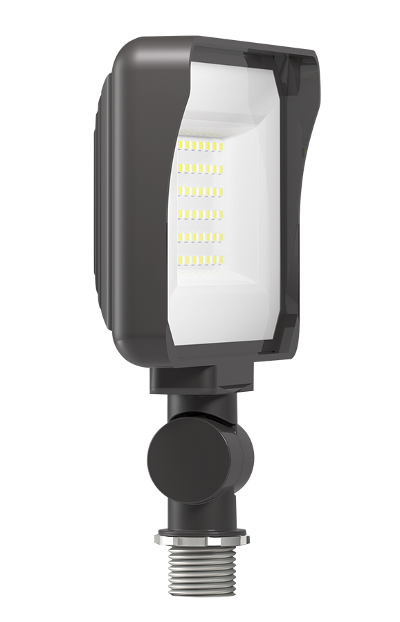 Floodlights, 3169 lumens, X34, 25W, knuckle mount, 80CRI 5000K, bronze, 277V