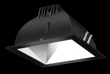 RAB Lighting NDLED4SD-80YN-S-B - RECESSED DOWNLIGHTS 12 LUMENS NDLED4SD 4 INCH SQUARE UNIVERSAL DIMMING 80 DEGREE BEAM SPREAD 3500K