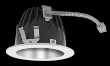 RAB Lighting NDLED4RD-50NHC-S-W - RECESSED DOWNLIGHTS 12 LUMENS NDLED4RD 4 INCH ROUND UNIVERSAL DIMMING 50 DEGREE BEAM SPREAD 4000K