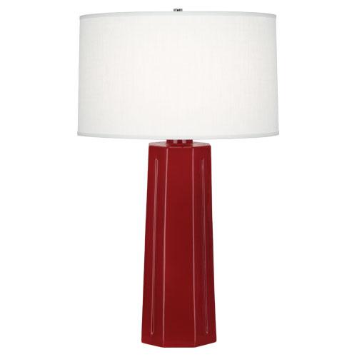 Oxblood Mason Table Lamp