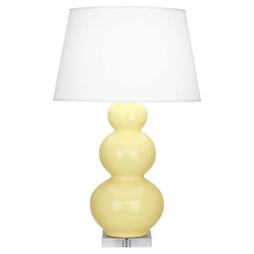 Butter Triple Gourd Table Lamp