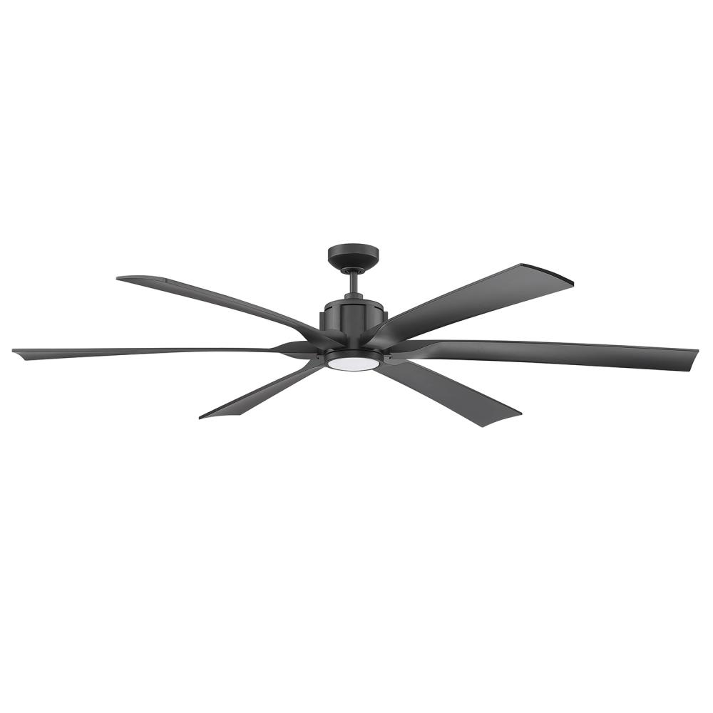 MACH-1 70 in. Black LED Ceiling Fan