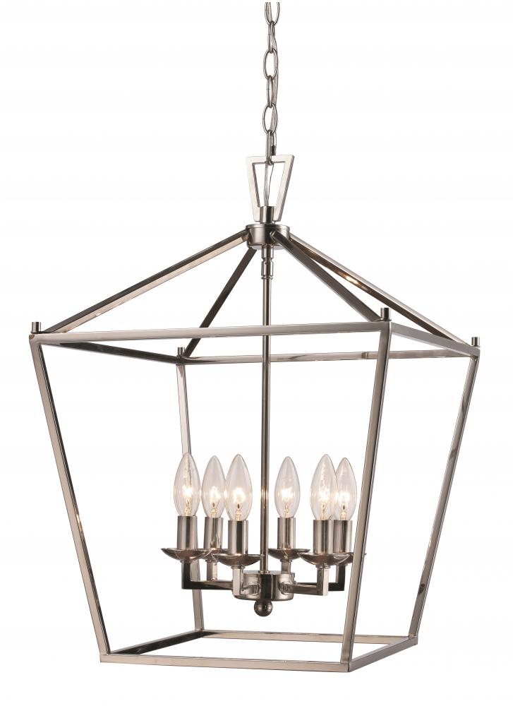 Lacey 16" Pendant Style Cage Chandelier