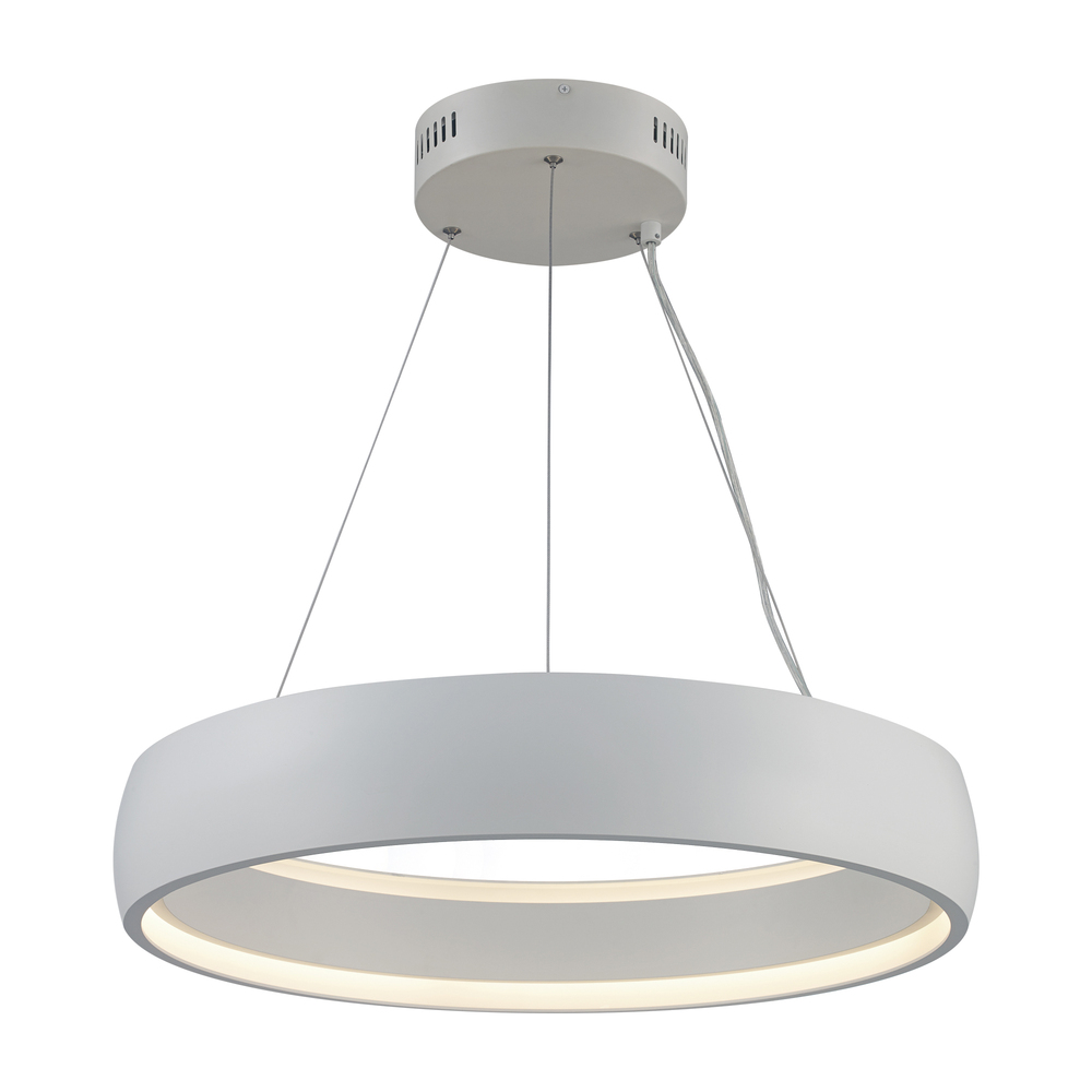 Halo Collection LED Glass Ring Pendant Light