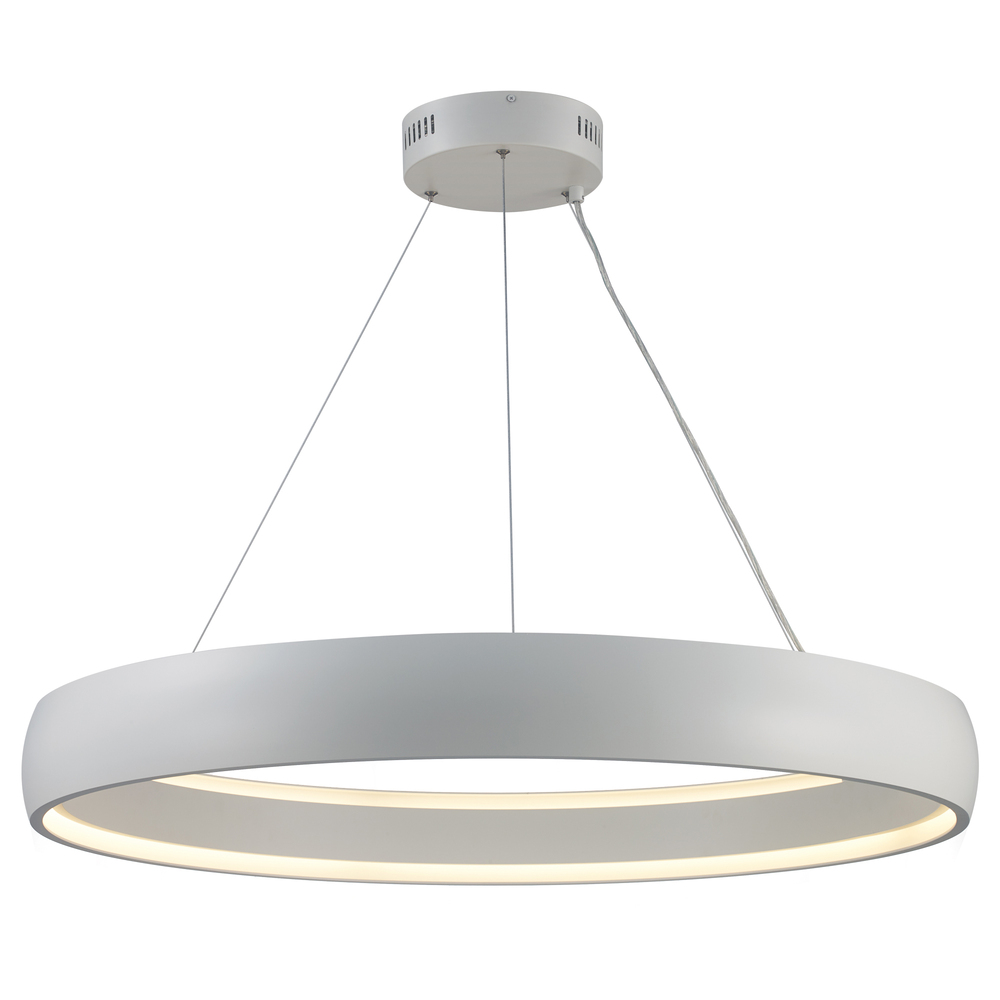 Halo Collection LED Glass Ring Pendant Light