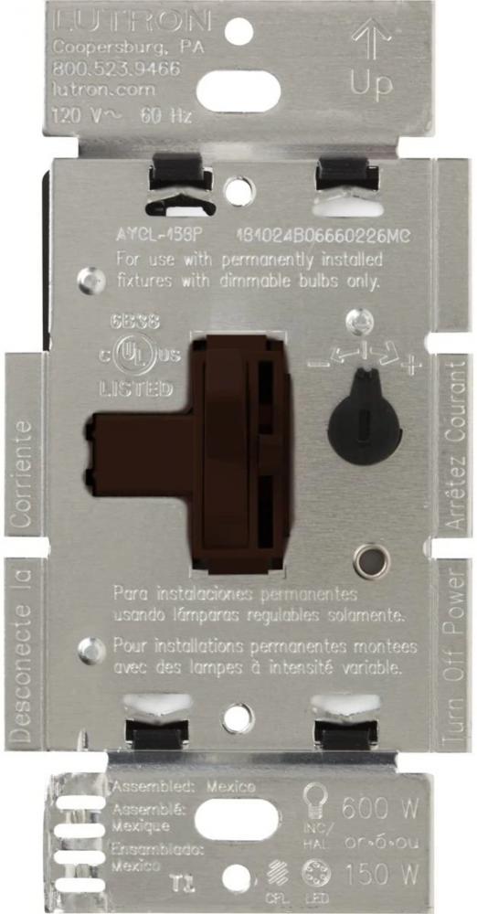 ARIADNI CFL/LED DIMMER BROWN CLAM