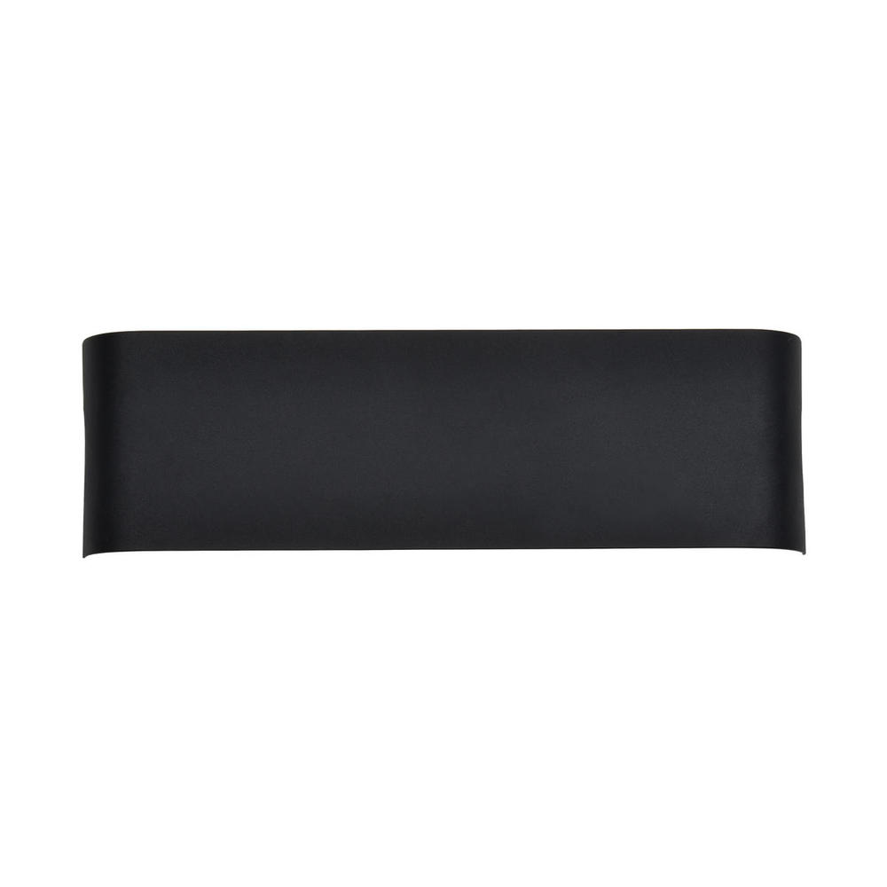 Plateau 20-in Black LED Exterior Wall Sconce