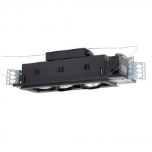 Jesco MGP30-3SB - 3-Light Double Gimbal Linear Recessed Line Voltage Fixture.