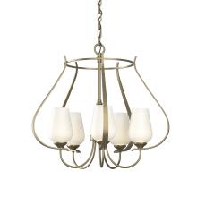 Hubbardton Forge 103045-SKT-84-GG0303 - Flora 5 Arm Chandelier