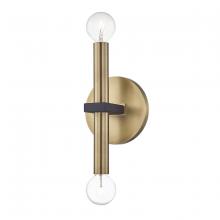 Mitzi by Hudson Valley Lighting H296102-AGB/BK - Colette Wall Sconce