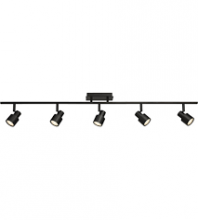 Access 63075LEDDLP-MBL - 5 Light Adjustable LED Track