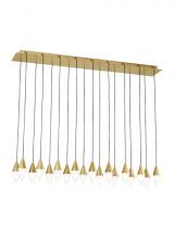 Visual Comfort & Co. Modern Collection 700TRSPTRT18TNB-LED930277 - Turret 18 Light Chandelier