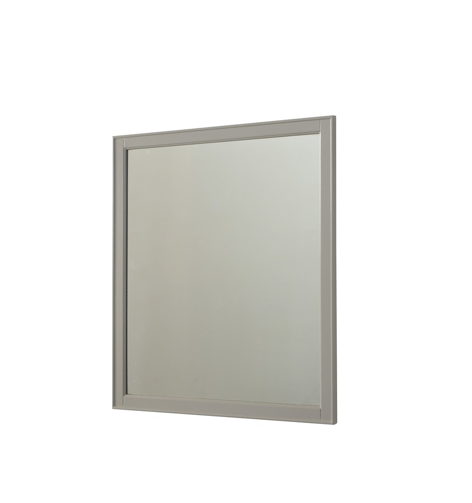 Otto 32 In. Contemporary  Mirror In Light Grey