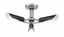 Minka George Kovacs P1693-691 - TURBINE - 3 LIGHT SEMI FLUSH