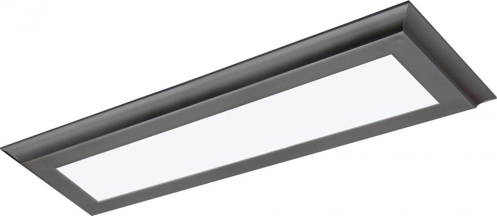 Blink Plus Profile - 22W- 7" x 25" Surface Mount LED - 3000K - Gun Metal Finish - 100-277V